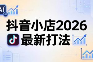 (18232期)抖音小店2026最新打法-更新2026:从入驻到爆款裂变,李老师拆解拼上抖+1688铺货全流程