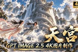 （20764期）【无水印】GPT Image 2.5实测！4K到底多清楚？皮肤、手指、修图与天宫场景全面测试